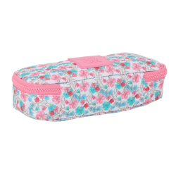 Bolso escolar portatodo safta reciclado moos floresistente 50x220x80 mm