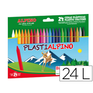 Lapices cera alpino plasti...