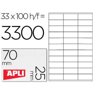 Etiqueta adhesiva apli 1270...