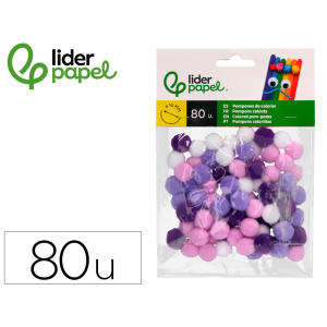 Pompones de colores...