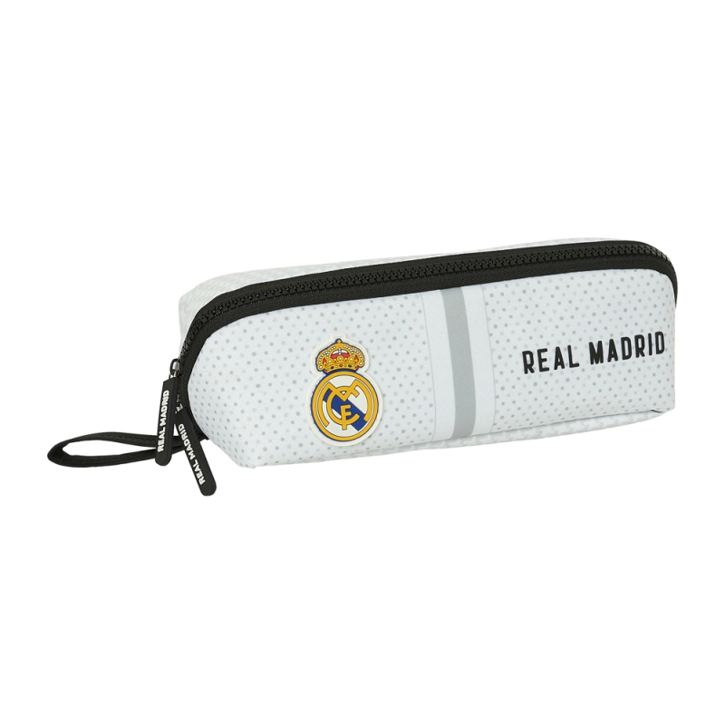 Bolso escolar portatodo safta cuadrado grande real madrid 1 equipacion 24/25 80x200x80 mm
