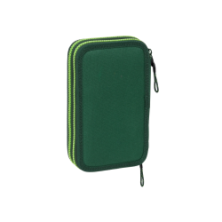 Plumier escolar safta doble pequeño 28 piezas resistente al agua real betis balompie 195x125x40 mm