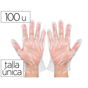 Guantes de plastico...