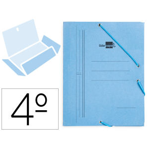 Carpeta liderpapel gomas...