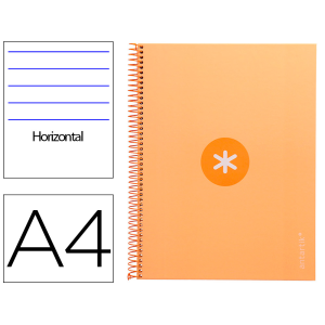 Cuaderno espiral a4 micro...