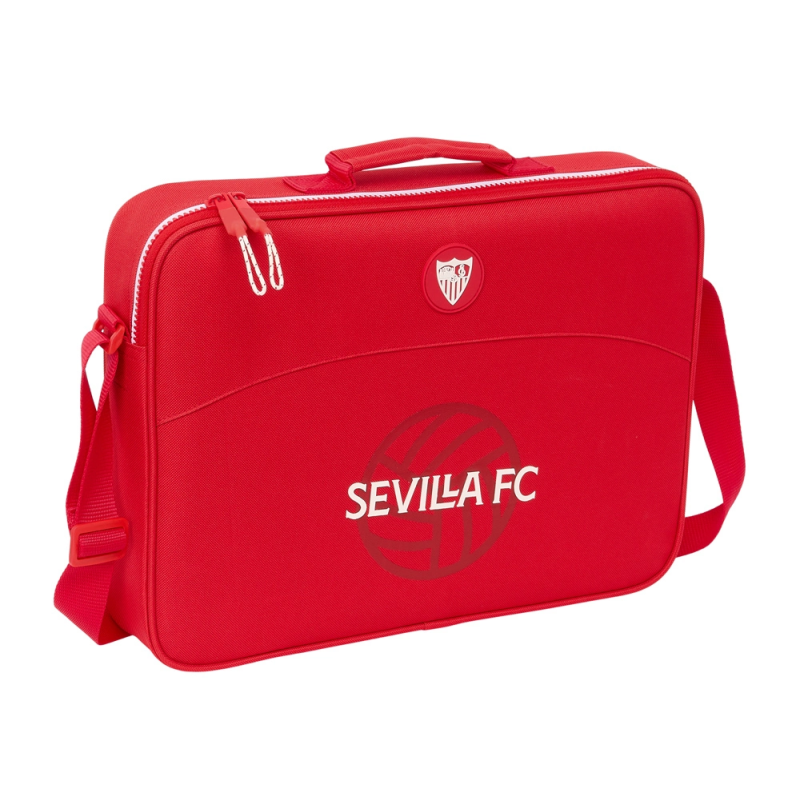 Cartera extraescolar safta resistente sevilla f.c. corporativa 280x380x60 mm