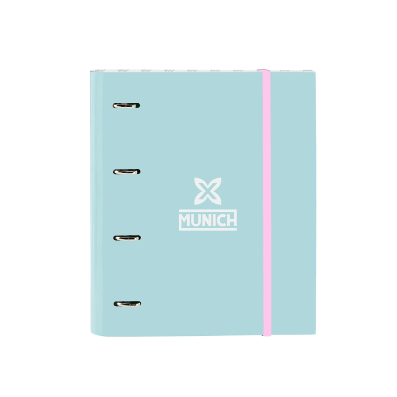 Carpeta safta 4 anillas de 35 mm con recambio din a4 100 hojas con goma y 5 separadores munich heaven