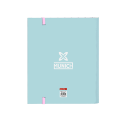 Carpeta safta 4 anillas de 35 mm con recambio din a4 100 hojas con goma y 5 separadores munich heaven