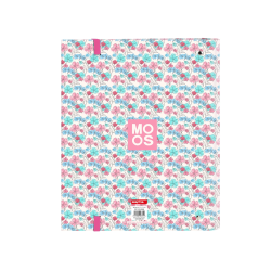 Carpeta safta 4 anillas de 35 mm con recambio din a4 100 hojas con goma y 5 separadores moos