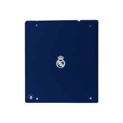Carpeta safta 4 anillas de 35 mm con recambio din a4 100 hojas polipropileno real madrid 1 equipacion 24/25
