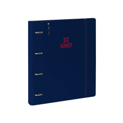 Carpeta safta 4 anillas de 35 mm con recambio din a4 100 hojas polipropileno munich royal