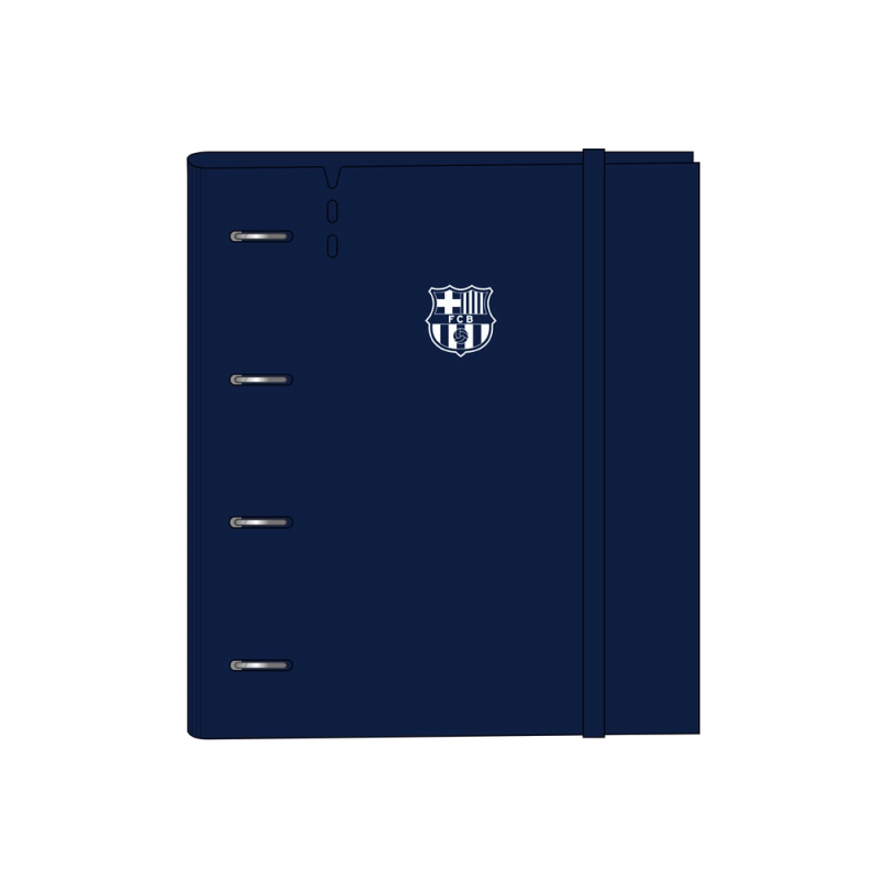 Carpeta safta 4 anillas de 35 mm con recambio din a4 100 hojas polipropileno f.c. barcelona