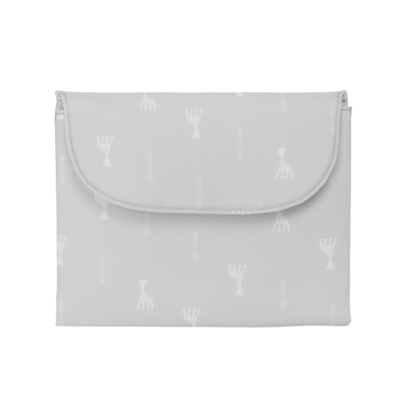 Cambiador bebe safta reciclado y repelente agua sophie la girafe mum