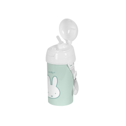 Botella portaliquidos safta 500 ml apertura automatica con pajita miffy menta 195x73x73 mm