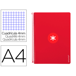 Cuaderno espiral a4...