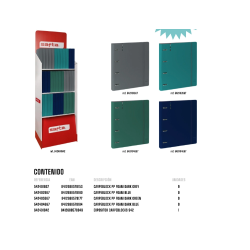 Carpeta con recambio safta...