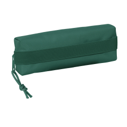 Bolso escolar portatodo safta rectangular con goma elastica 22 cm verde oscuro