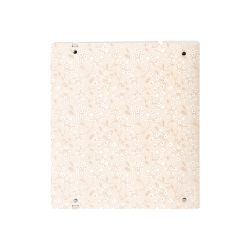Carpeta con recambio safta din a4 cuadro 5 mm polipropileno foam 4 anillas 35mm estampados floral rosa