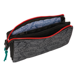 Bolso escolar portatodo safta triple my hero academia 30x220x120 mm