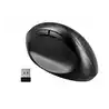 Raton q-connect optico inalambrico ergonomico vertical dpi 800/1200/1600 pila aa negro
