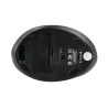 Raton q-connect optico inalambrico ergonomico vertical dpi 800/1200/1600 pila aa negro