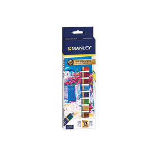 Pintura acrilica manley 12...
