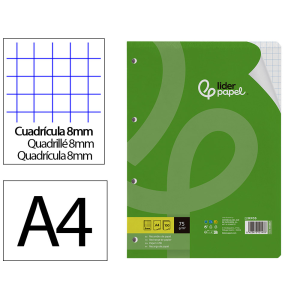 Recambio liderpapel a4 100...