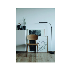 Lampara de escritorio maul led 5w 726lm luz calida brillo regulable cabezal reclinable negra