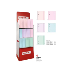Expositor safta papeleria surtido stationery 1900x600x380 mm