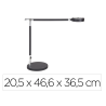 Lampara de escritorio maul led 5w 618lm luz ajustable panel tactil doble brazo negra