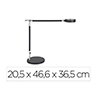 Lampara de escritorio maul led 5w 618lm luz ajustable panel tactil doble brazo negra