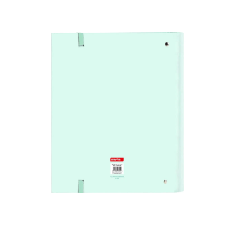 Carpeta 4 anillas 35 mm safta din a4 gomas y 5 separadores tapa forrada recambio 100 h 60 gr cuadro 5 mm stationery