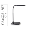 Lampara de escritorio maul led 5w 616lm luz ajustable panel tactil doble brazo negra