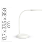Lampara de escritorio maul led 5w 769lm luz calida brazo y cabezal giratorios blanca