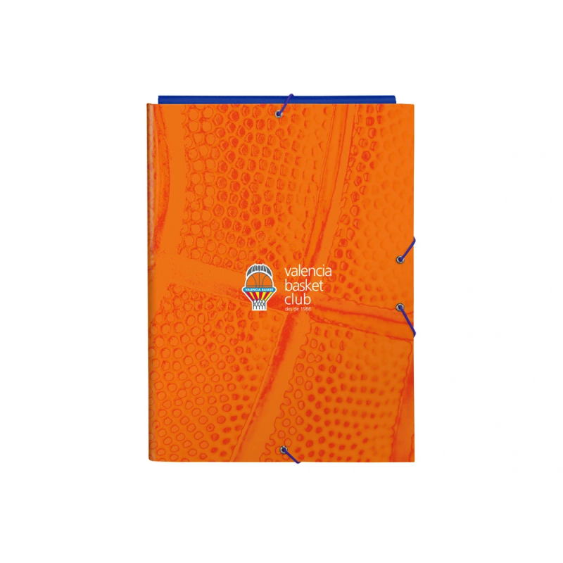 Carpeta gomas safta folio solapas valencia basket club 260x25x335 mm