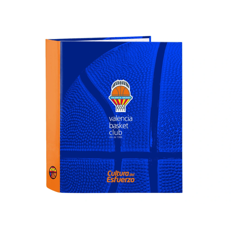 Carpeta safta carton folio 4 anillas mixtas 40 mm valencia basket club 270x60x330 mm