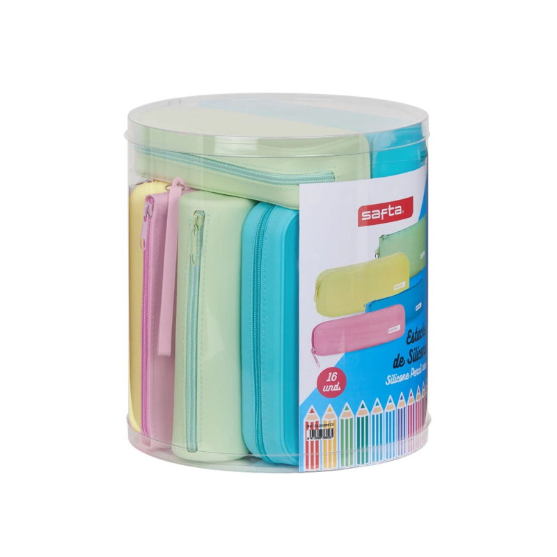 Set 16 portatodos silicona surtidos sets y expositor portatodos silicona safta 270x230 mm