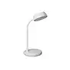 Lampara de escritorio maul led 5w 585lm luz calida brazo y cabezal giratorios blanca