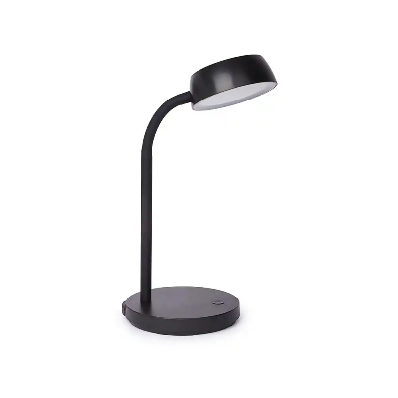 Lampara de escritorio maul led 5w 585lm luz calida brazo y cabezal giratorios negra