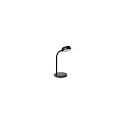 Lampara de escritorio maul led 5w 585lm luz calida brazo y cabezal giratorios negra