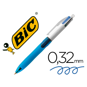 Boligrafo bic cuatro...