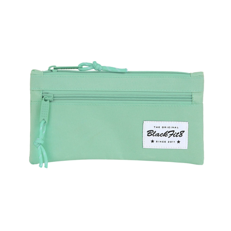 Bolso escolar safta portatodo blackfit8 /'turquesa/' dos cremalleras 220xx110 mm