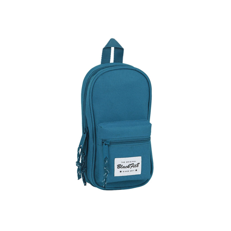 Plumier escolar safta blackfit8 /'egeo/' mochila con 4 portatodos llenos 120x50x230 mm