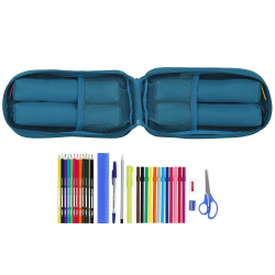 Plumier escolar safta blackfit8 /'egeo/' mochila con 4 portatodos llenos 120x50x230 mm