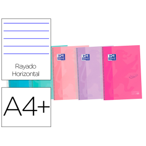 Cuaderno espiral oxford...