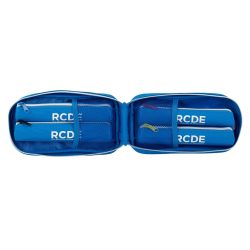 Plumier escolar safta r.c.d. español mochila con 4 portatodos vacios 120x50x230 mm