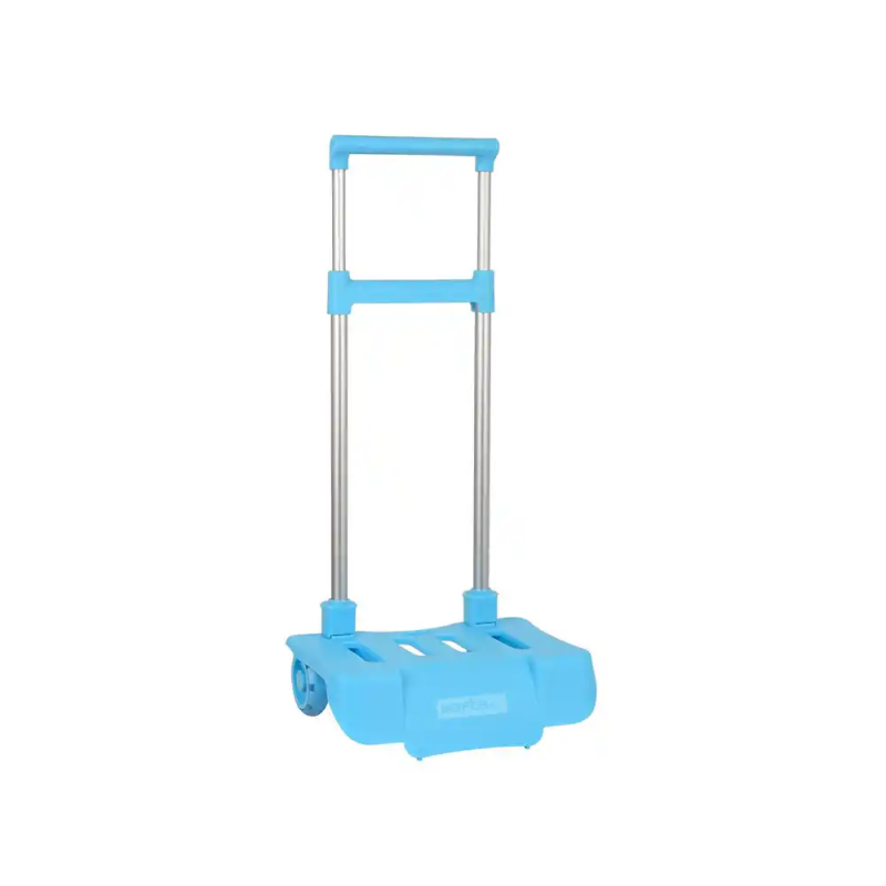 Carro portamochilas plegable celeste 300x230x525 mm