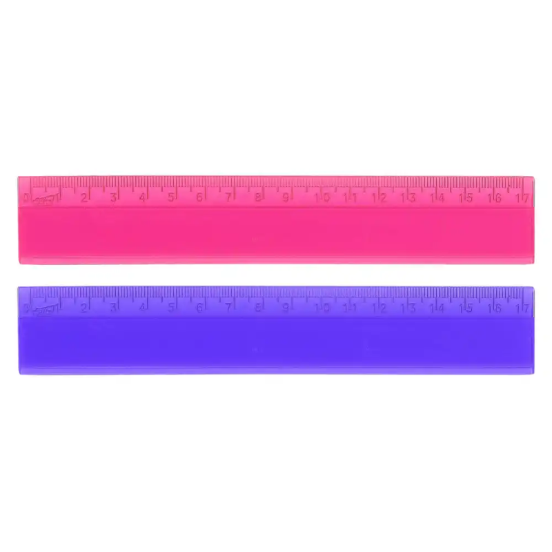 Regla 17 cm surtida