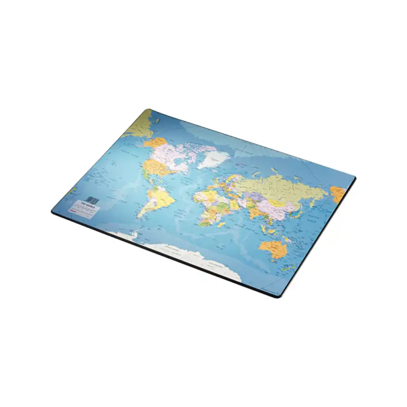 Vade sobremesa esselte polipropileno mapamundi 400x530 mm