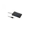 Teclado numerico kensington con cable usb-a color negro